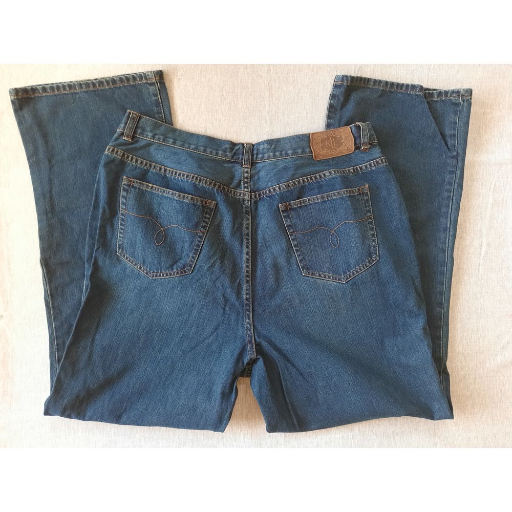 Vintage Lauren‎ Jeans Co. Premium Women 16W Bootcut Blue Denim Jeans